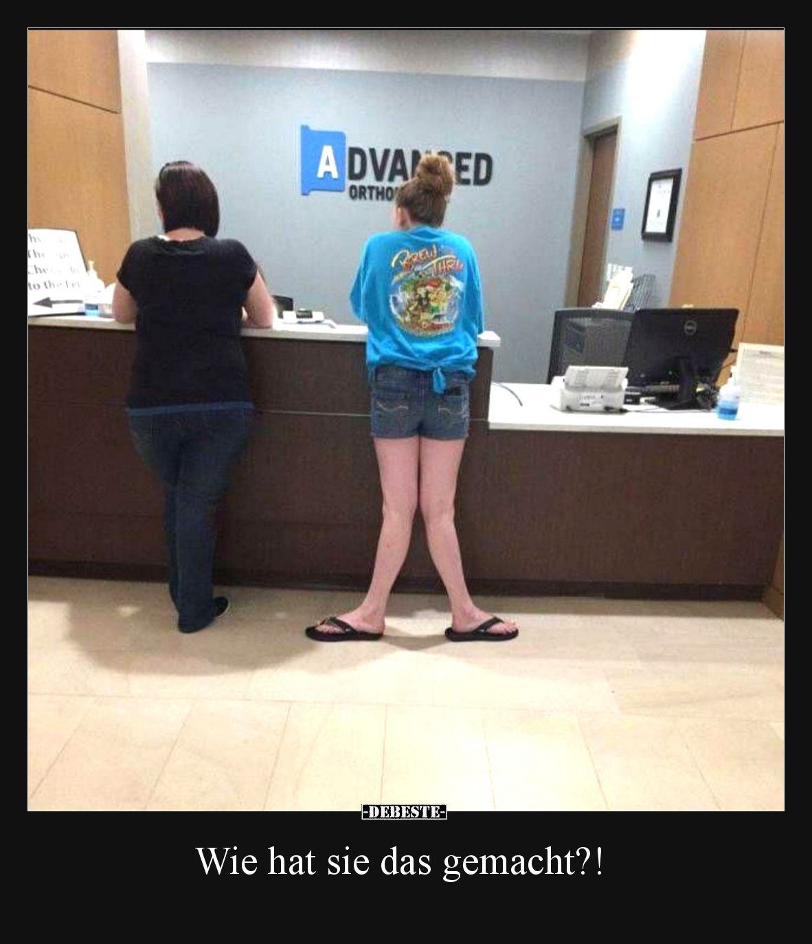 Wie hat sie das gemacht?!.. - Lustige Bilder | DEBESTE.de