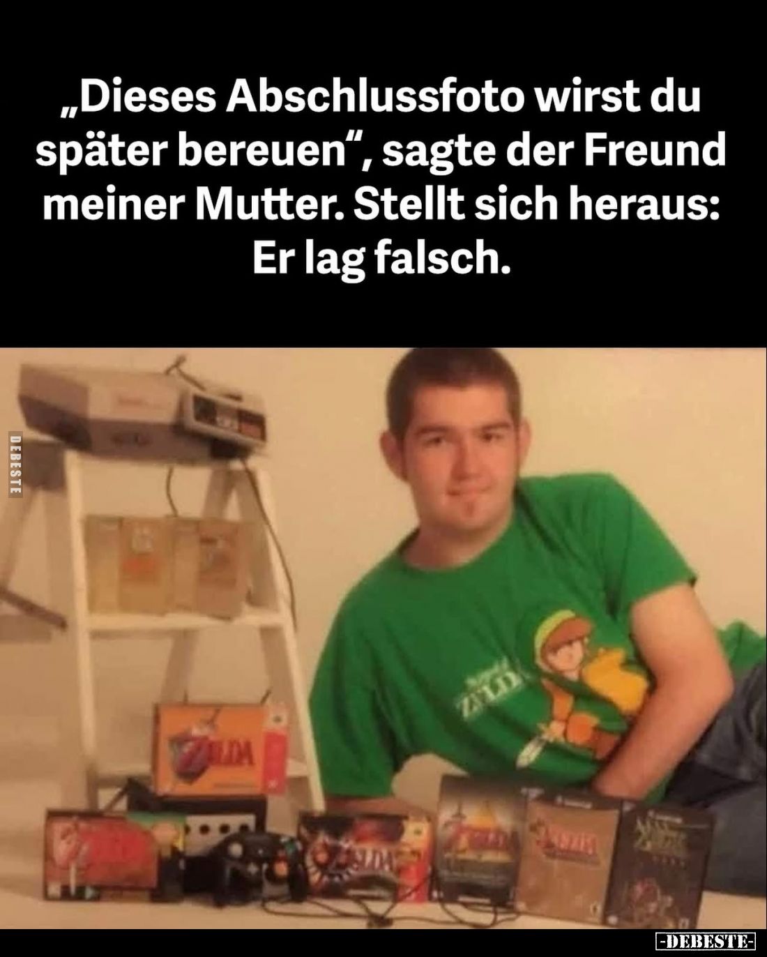 „Dieses Abschlussfoto wirst du später bereuen", sagte der Freund meiner Mutter. Stellt sich heraus: Er lag falsch.