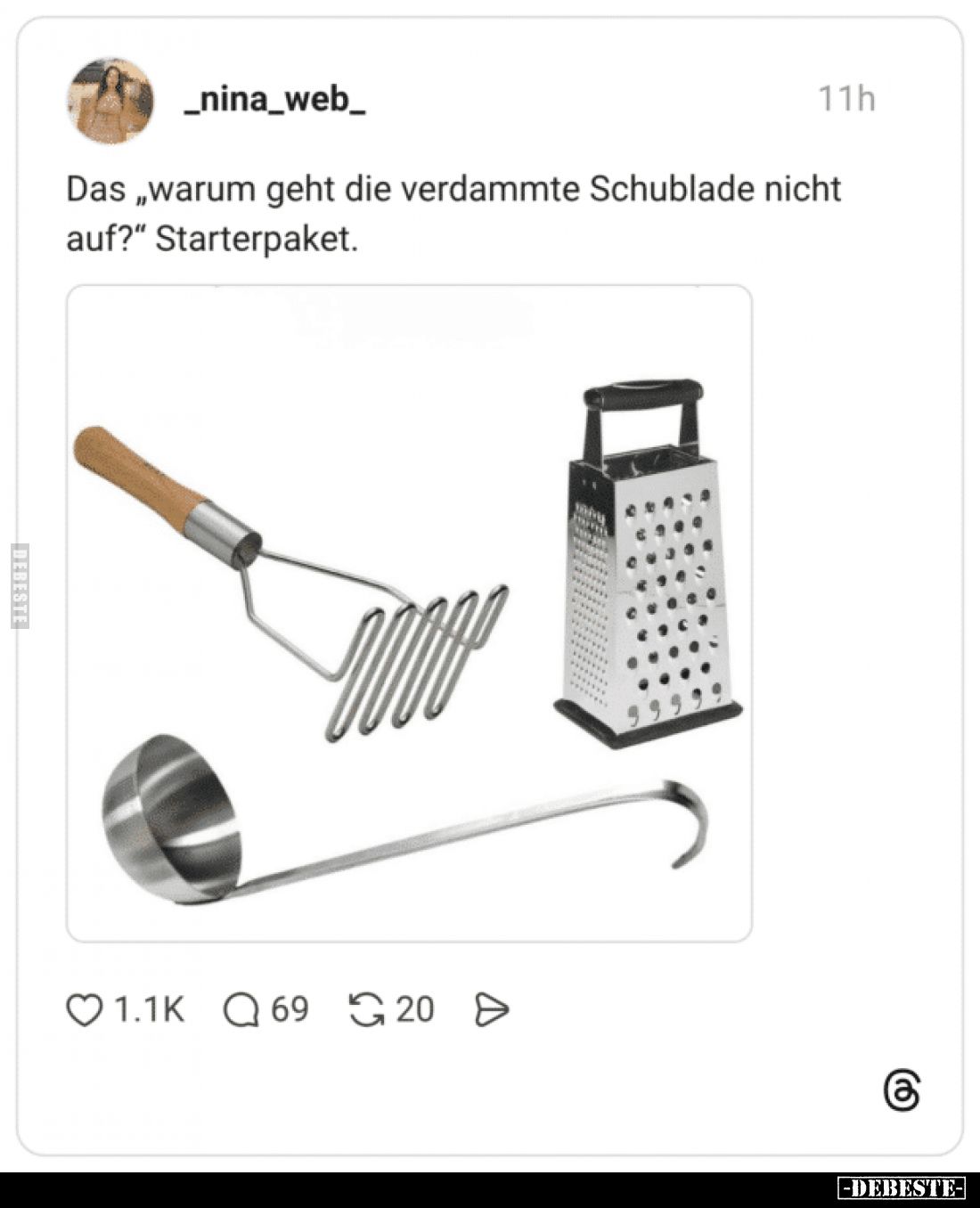 Das "warum geht die verdammte Schublade nicht auf?".. - Lustige Bilder | DEBESTE.de