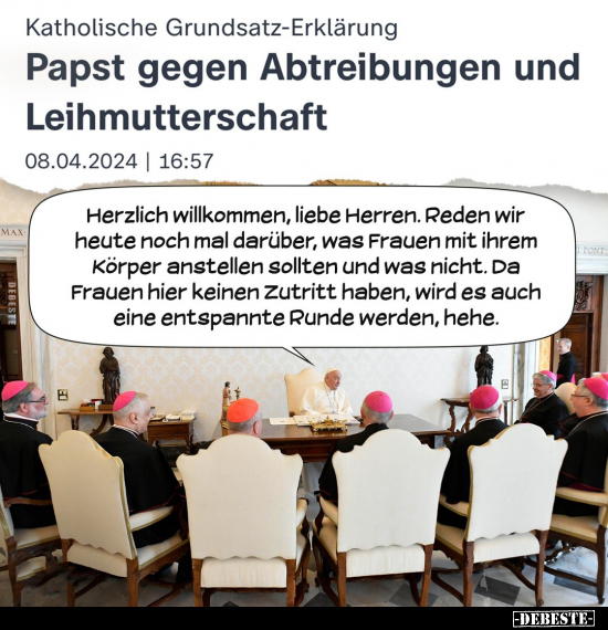Katholische Grundsatz-Erklärung.. - Lustige Bilder | DEBESTE.de