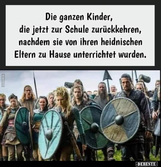 Die ganzen Kinder, die jetzt zur Schule zurückkehren..