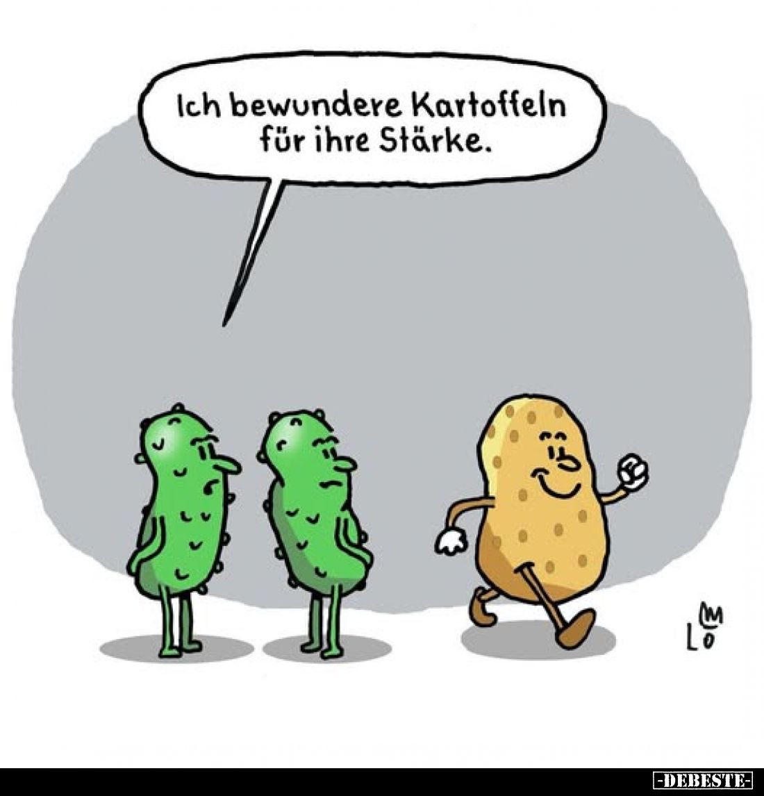 Ich bewundere Kartoffeln für ihre Stärke... - Lustige Bilder | DEBESTE.de
