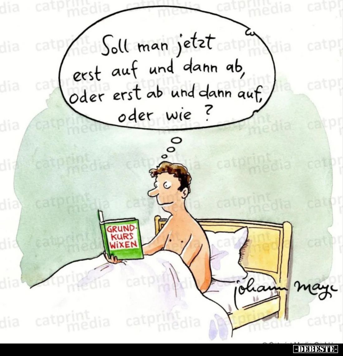 Soll man jetzt erst auf und dann ab, oder erst ab und dann auf, oder wie?