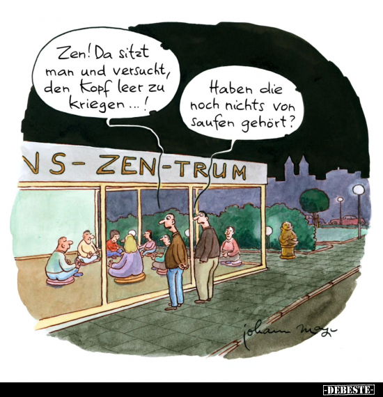 Zen! Da sitzt man und versucht.. - Lustige Bilder | DEBESTE.de