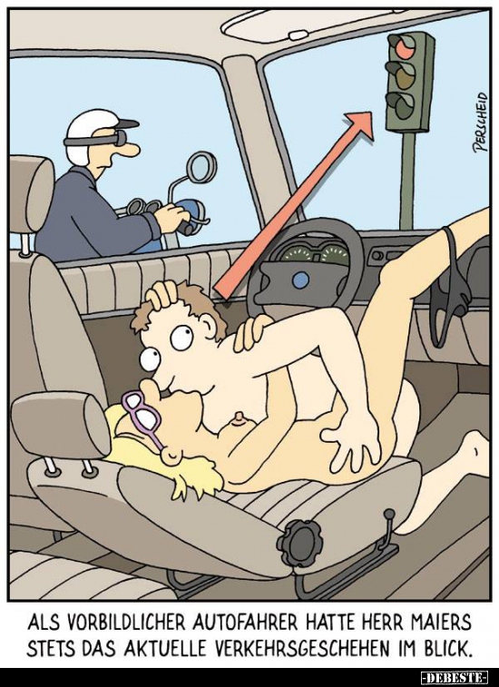 Als vorbildlicher Autofahrer hatte Herr Maiers stets das..