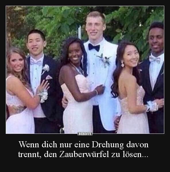 Wenn dich nur eine Drehung davon trennt, den Zauberwürfel..