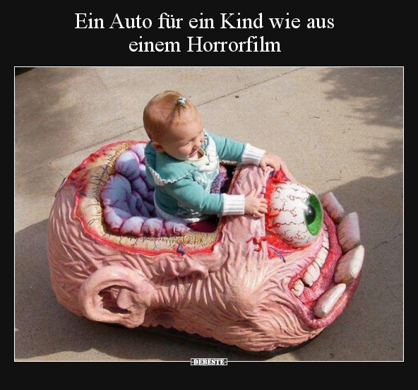 Ein Auto für ein Kind wie aus einem Horrorfilm.. - Lustige Bilder | DEBESTE.de