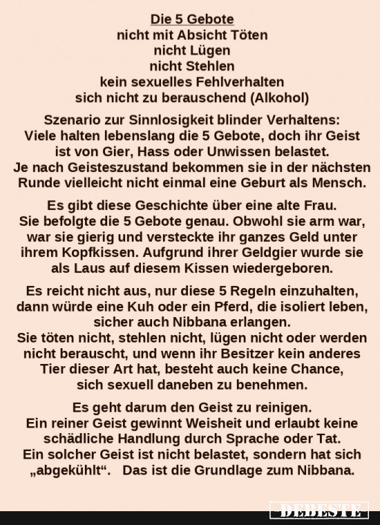 5 Gebote - Lustige Bilder | DEBESTE.de