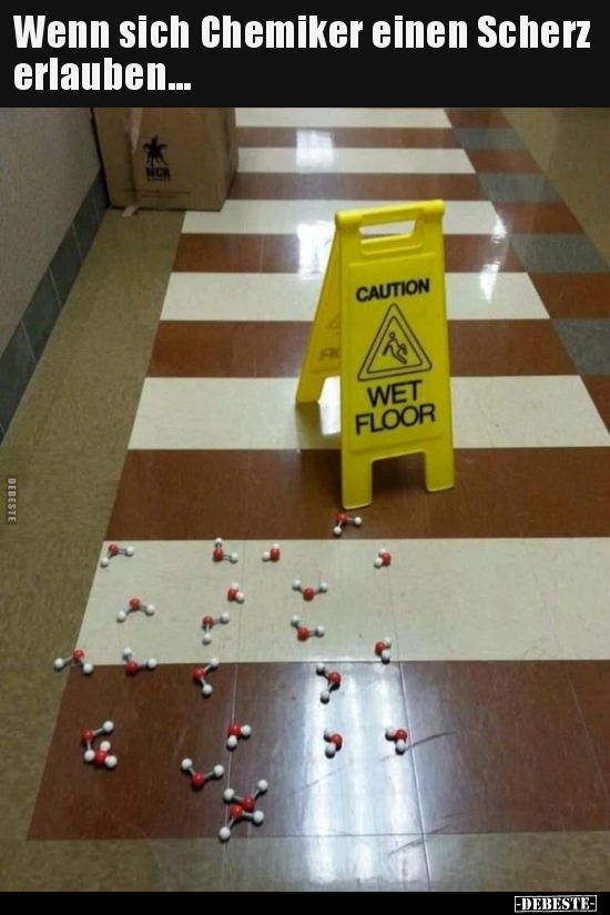 Wenn sich Chemiker einen Scherz erlauben... - Lustige Bilder | DEBESTE.de