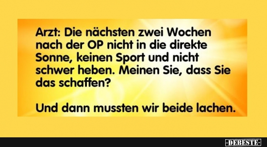 Meinen Sie, dass Sie das schaffen?