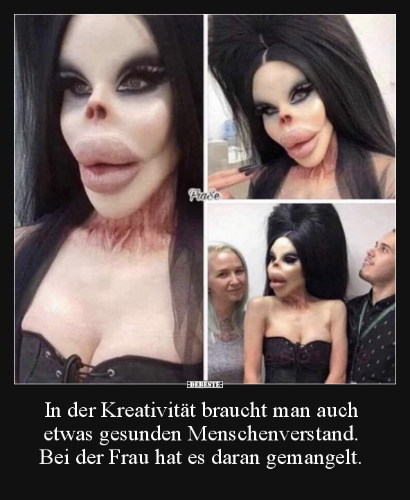 In der Kreativität braucht man auch etwas gesunden..