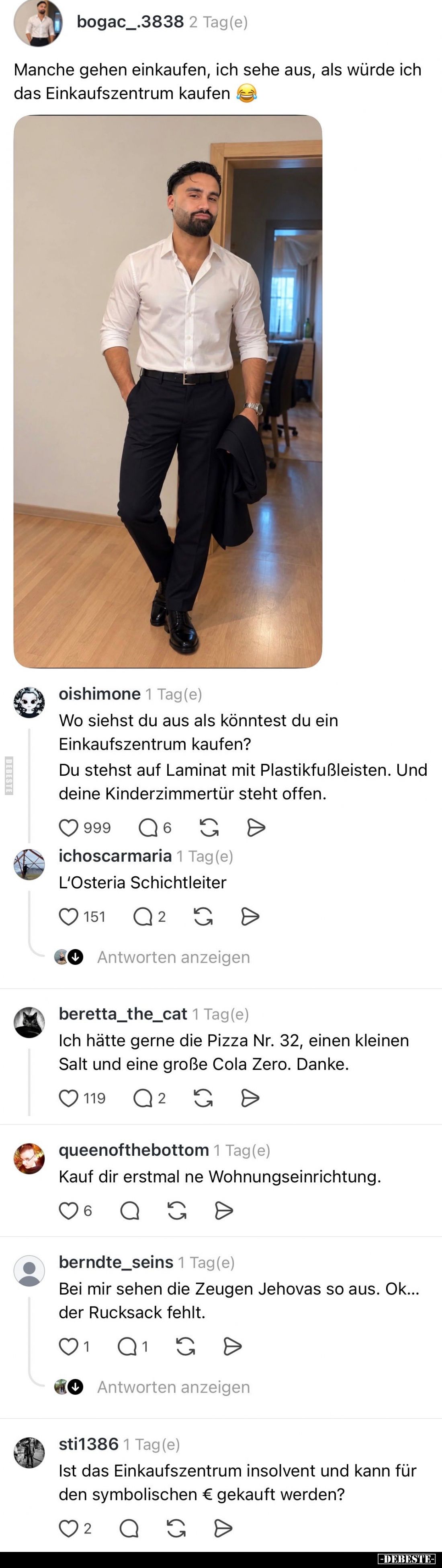 Manche gehen einkaufen, ich sehe aus, als würde ich das.. - Lustige Bilder | DEBESTE.de