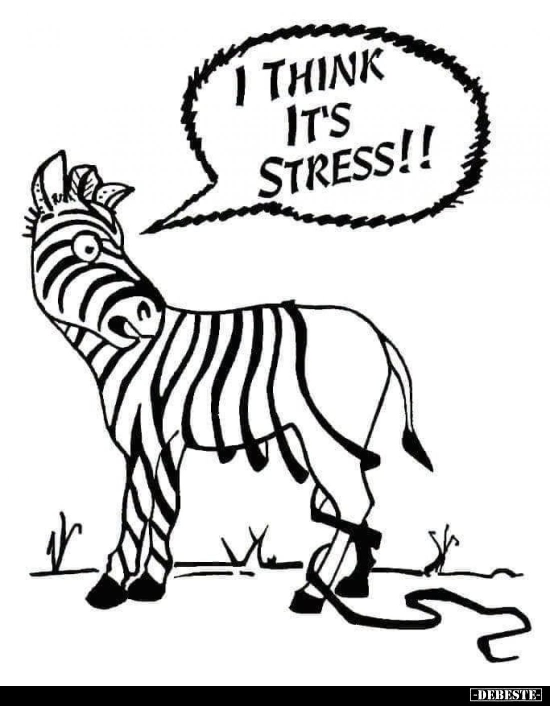 I think it's stress...