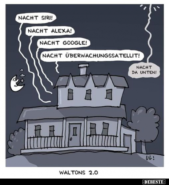 Nacht Siri! Nacht Alexa! Nacht Google!.. - Lustige Bilder | DEBESTE.de