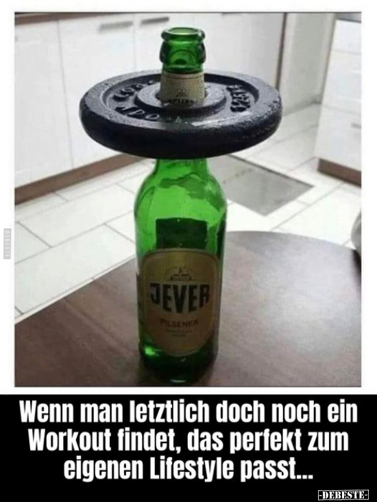 Wenn man letztlich doch noch ein Workout findet, das.. - Lustige Bilder | DEBESTE.de