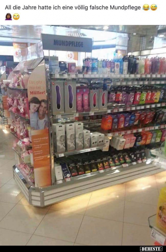 All die Jahre hatte ich eine völlig falsche Mundpflege..