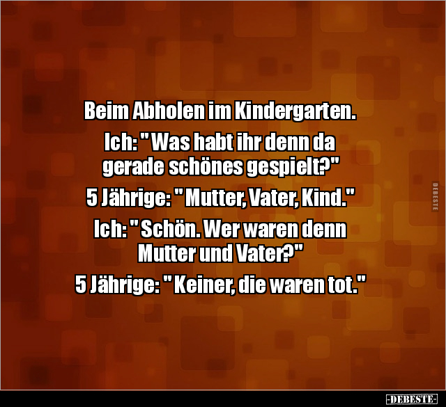 Beim Abholen im Kindergarten.. - Lustige Bilder | DEBESTE.de