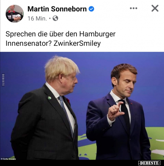 Sprechen die über den Hamburger Innensenator?.. - Lustige Bilder | DEBESTE.de