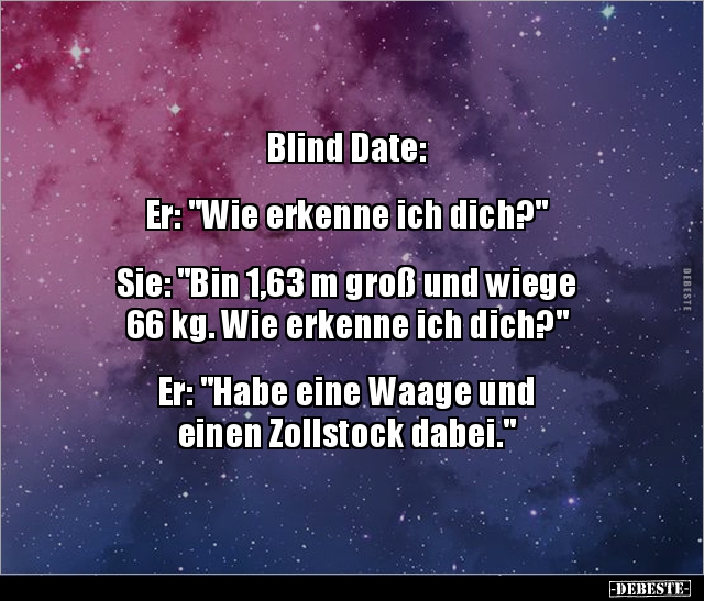 Blind Date:  Er: "Wie erkenne ich dich?"... - Lustige Bilder | DEBESTE.de