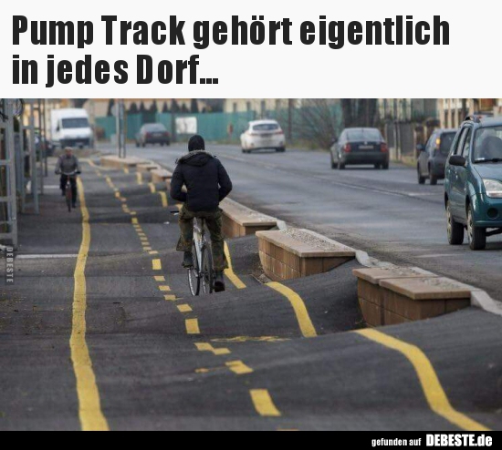 Pump Track gehört eigentlich in jedes Dorf...