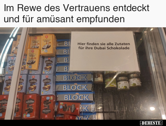 Im Rewe des Vertrauens entdeckt und für amüsant.. - Lustige Bilder | DEBESTE.de