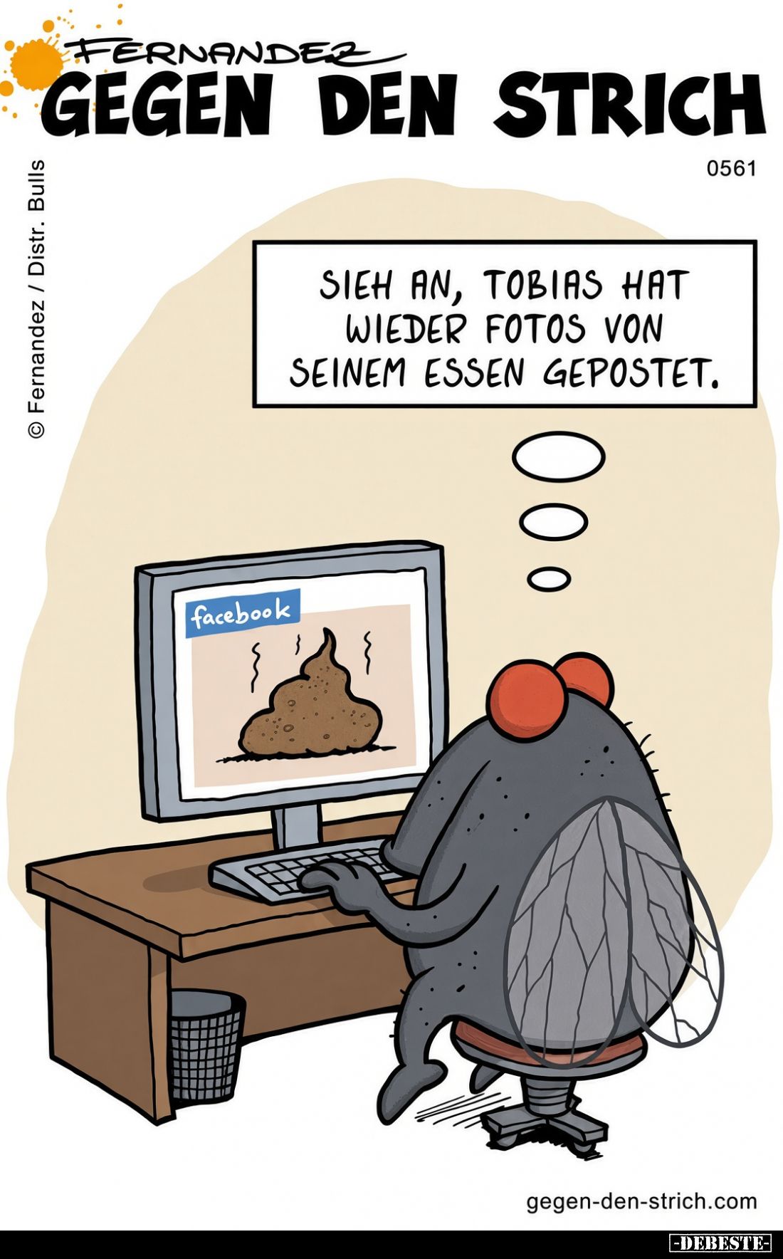 Sieh an, Tobias hat wieder Fotos von seinem Essen gepostet.