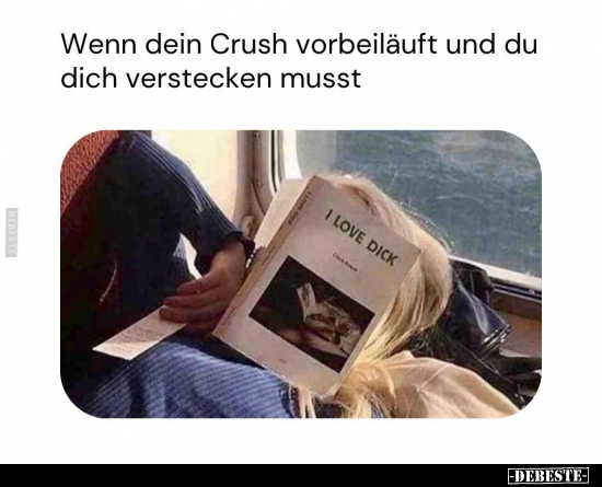 Wenn dein Crush vorbeiläuft.. - Lustige Bilder | DEBESTE.de