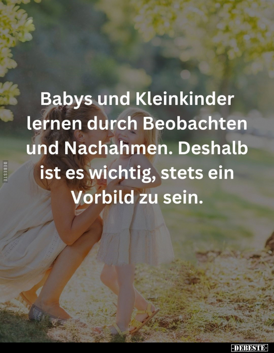 Babys und Kleinkinder lernen durch Beobachten und Nahahmen.. - Lustige Bilder | DEBESTE.de