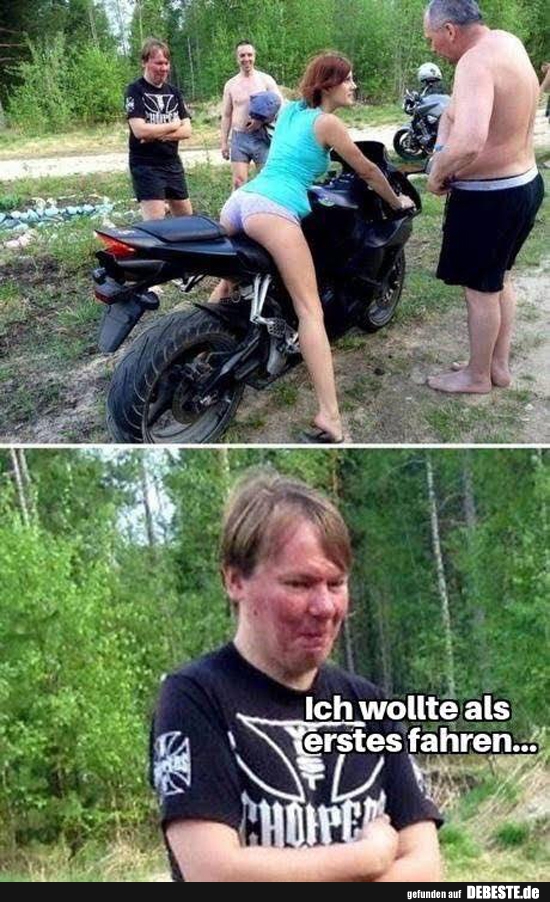 Ich wollte als erstes fahren..