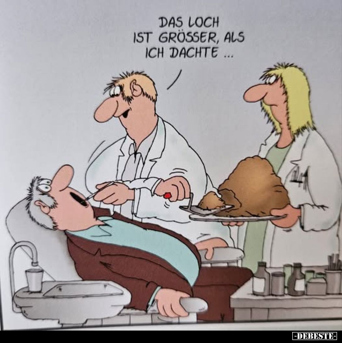 Das Loch ist grösser, als ich dachte...