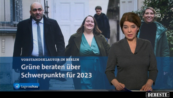 Grüne beraten über Schwerpunkte für 2023.. - Lustige Bilder | DEBESTE.de