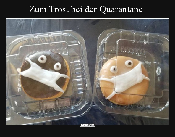 Zum Trost bei der Quarantäne.. - Lustige Bilder | DEBESTE.de