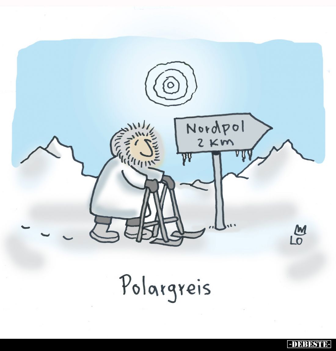 Nordpol 2 km
-
Polargreis