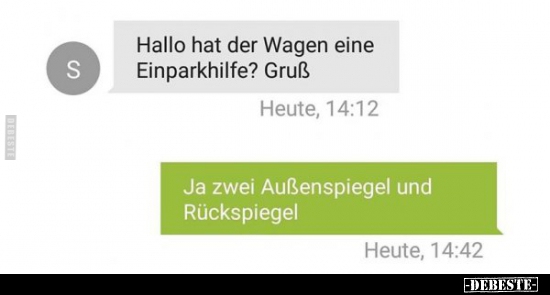 Kurze Frage, kurze Antwort..