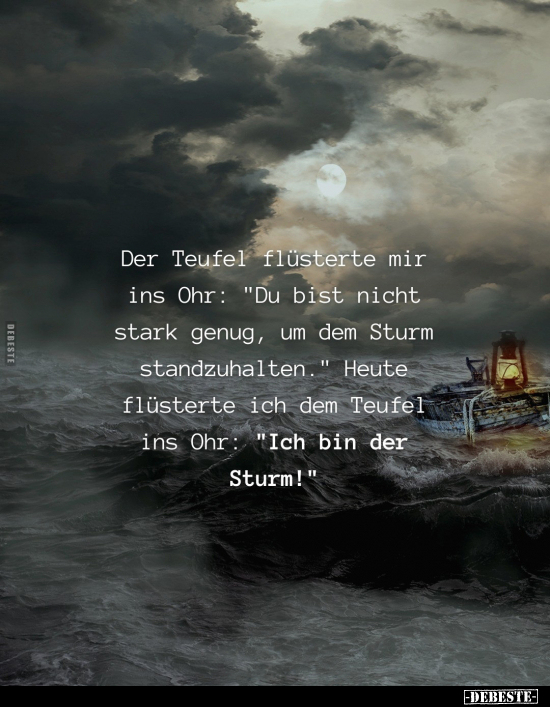 Der Teufel flüsterte mir ins Ohr: "Du bist nicht stark.." - Lustige Bilder | DEBESTE.de