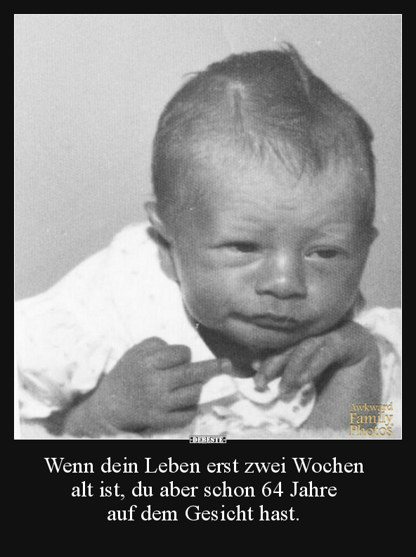 Wenn dein Leben erst zwei Wochen alt ist, du aber schon..