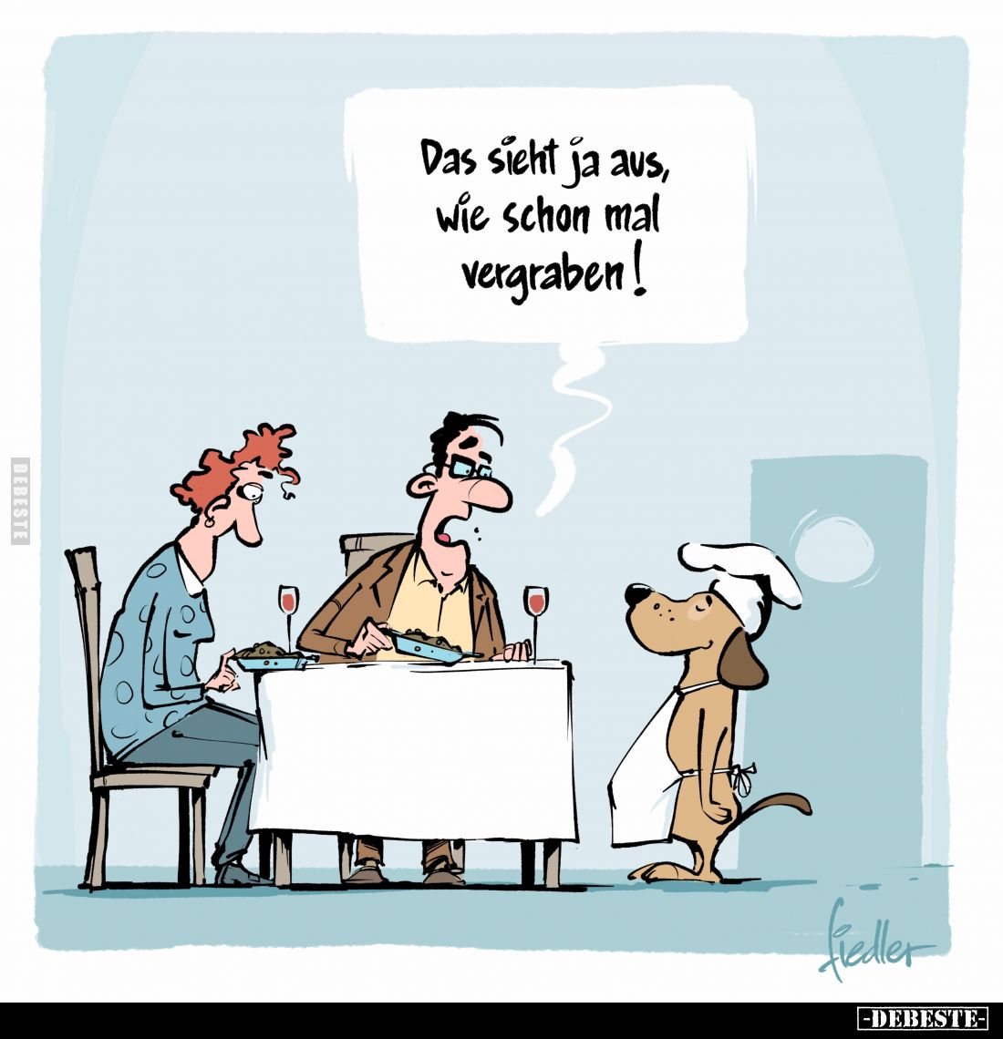 Das sieht ja aus, wie schon mal vergraben!