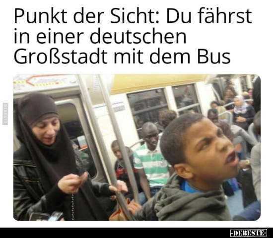 Punkt der Sicht: Du fährst in einer deutschen Großstadt.. - Lustige Bilder | DEBESTE.de