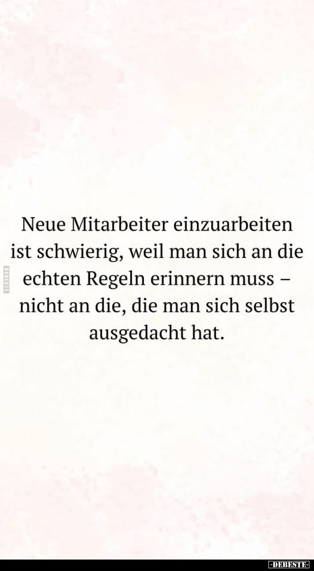 Neue Mitarbeiter einzuarbeiten ist schwierig... - Lustige Bilder | DEBESTE.de