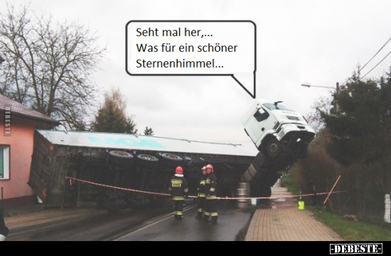 Seht mal her,... Was für ein schöner Sternenhimmel...