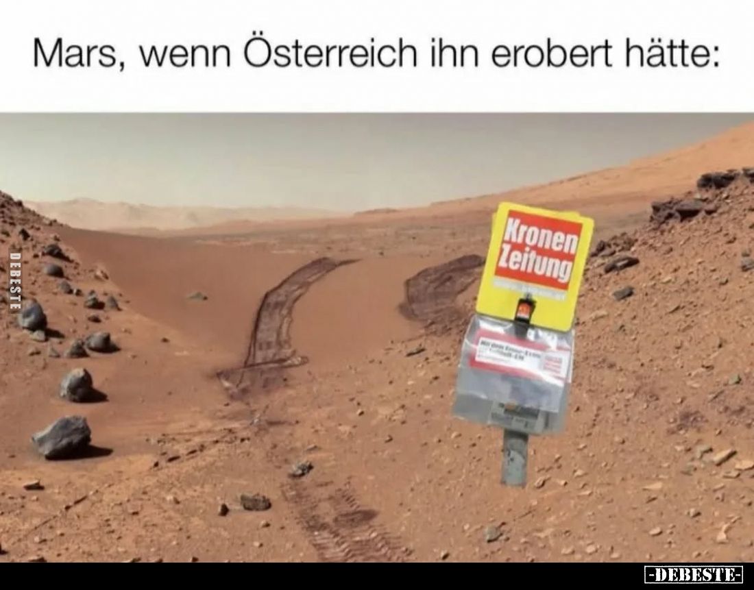 Mars, wenn Österreich ihn erobert hätte: