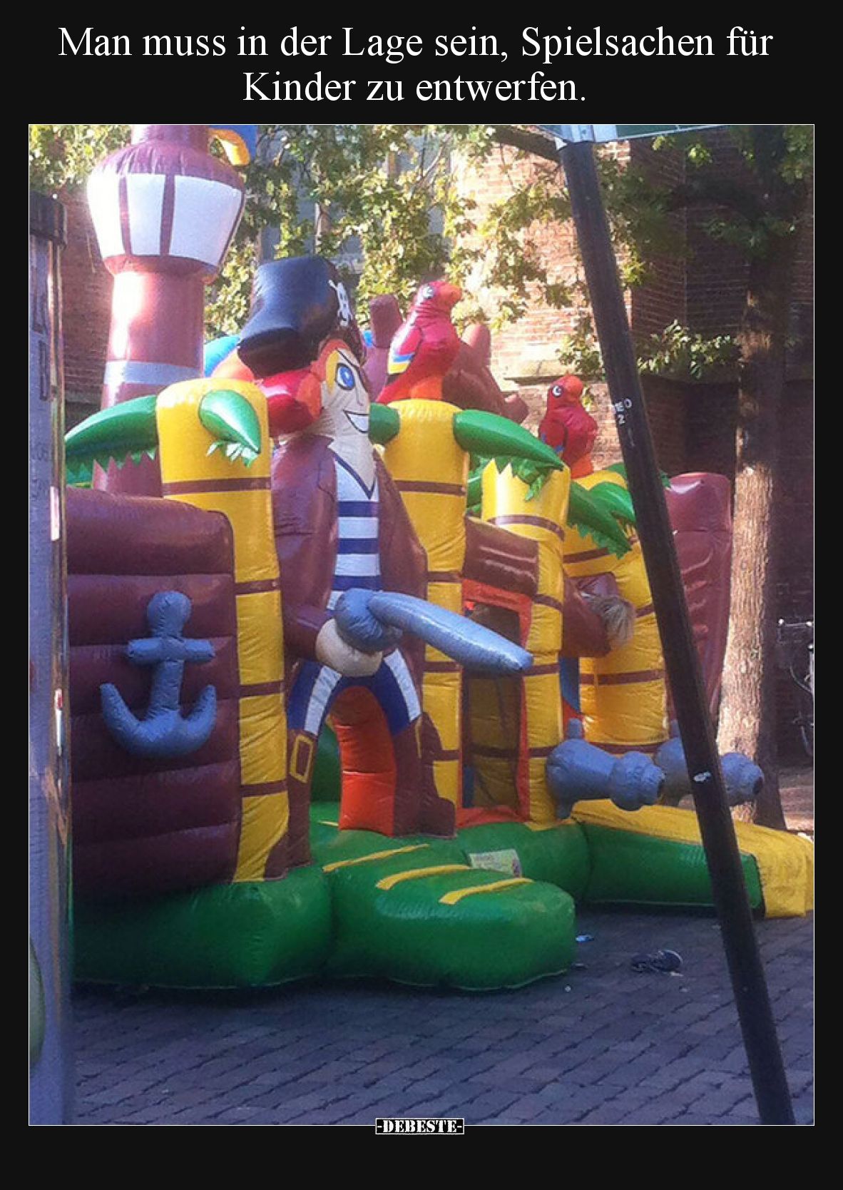 Man muss in der Lage sein, Spielsachen für Kinder zu entwerfen.