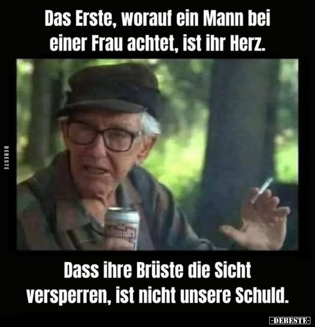 Das Erste, worauf ein Mann bei einer Frau achtet, ist ihr Herz.. - Lustige Bilder | DEBESTE.de