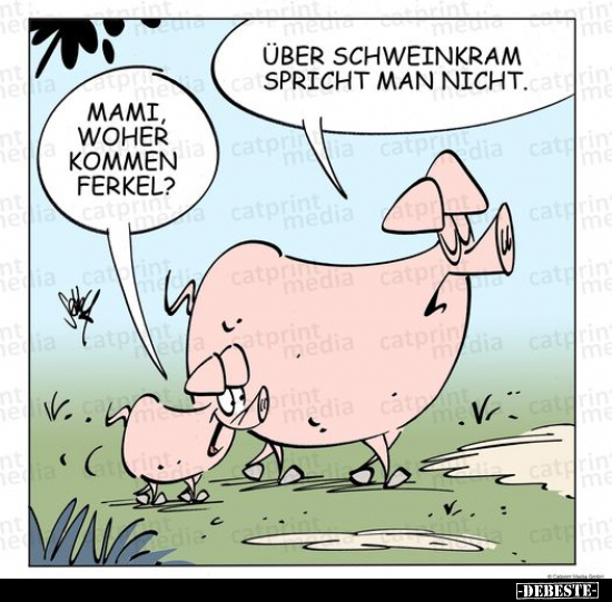 Mami, woher kommen Ferkel?.. - Lustige Bilder | DEBESTE.de