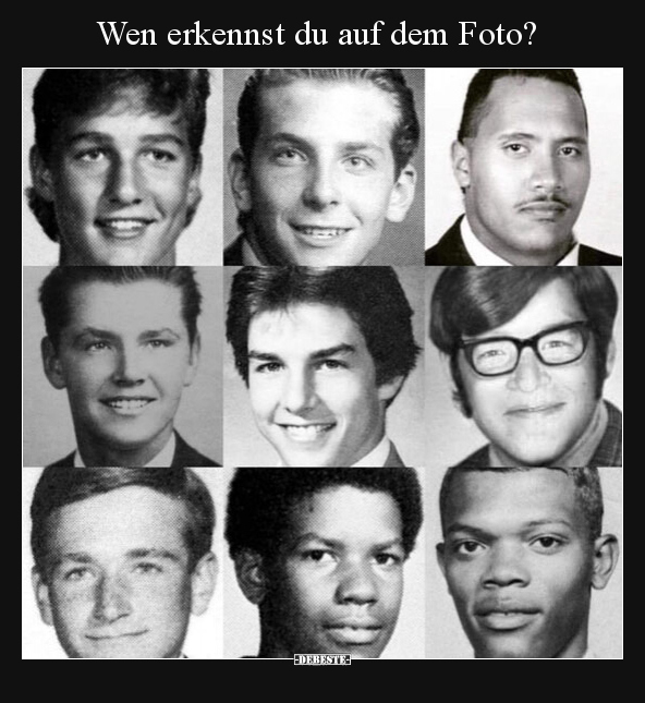 Wen erkennst du auf dem Foto?
