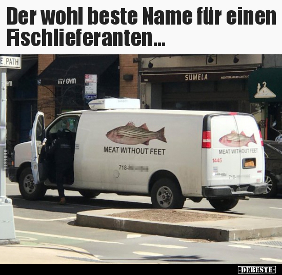 Der wohl beste Name für einen Fischlieferanten... - Lustige Bilder | DEBESTE.de