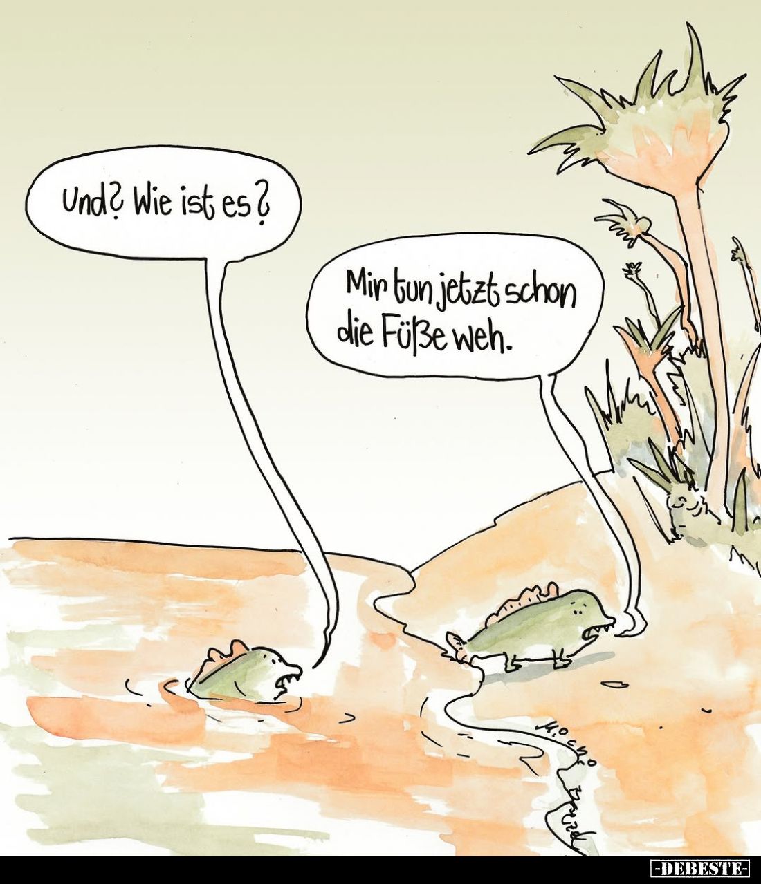 Und? Wie ist es?
-
Mir tun jetzt schon die Füße weh.