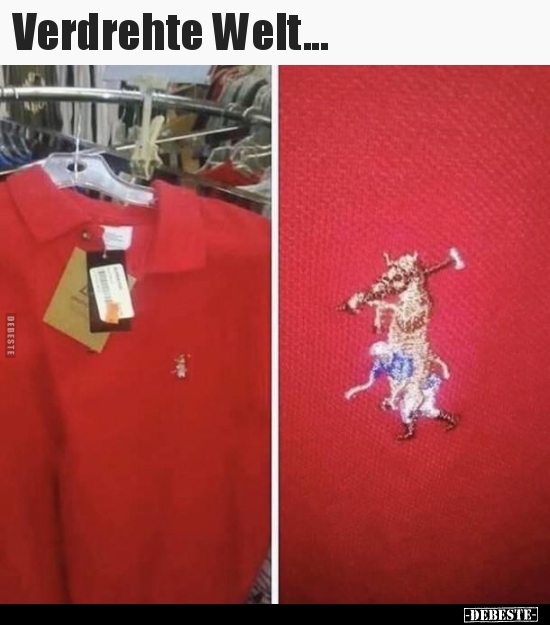 Verdrehte Welt...
