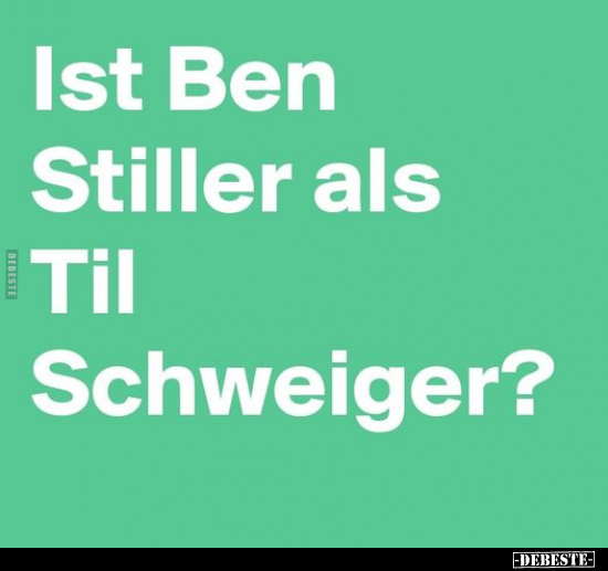 Ist Ben Stiller als Til Schweiger?.. - Lustige Bilder | DEBESTE.de