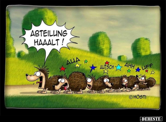 Abteilung haaalt!..